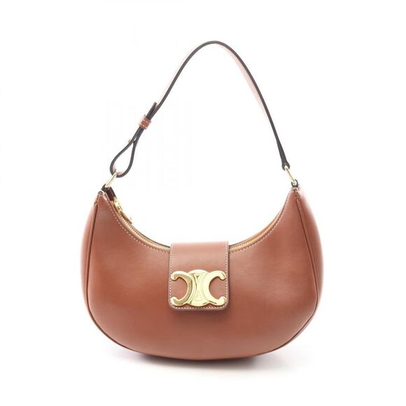 Celine AVA Trionph Leather Shoulder Bag - Picture 1 of 9